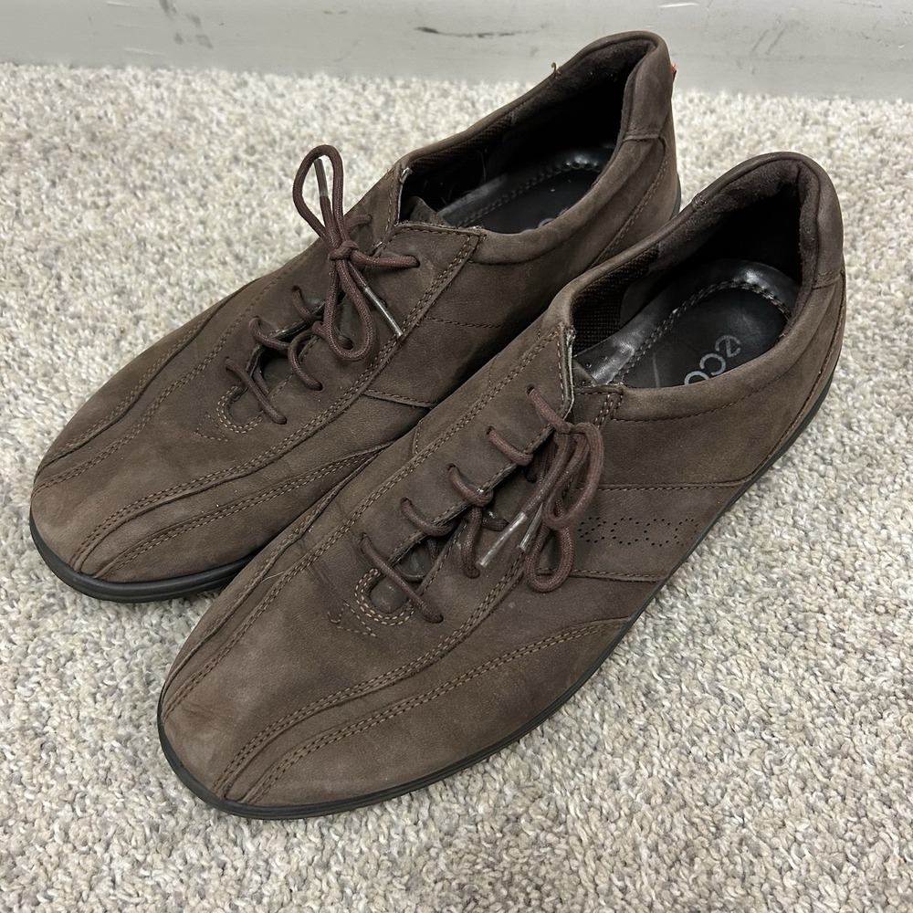 ECCO Women's Shoes‎ Size 39 EUR 10 - 10.5 US Nubuck Brown Leather Comfort